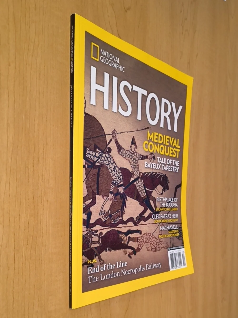 National Geographic History Magazine Medieval Conquest Tale Of Bayeux Tapestry